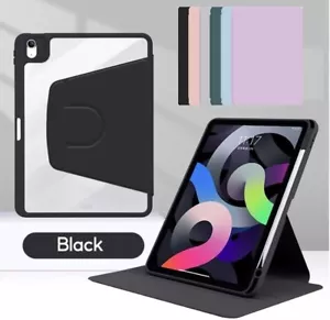 Rotating Stand Case for iPad Air (M3/M2),iPad Pro (M4) 13" 11" 10.9" Clear Cover - Picture 1 of 16