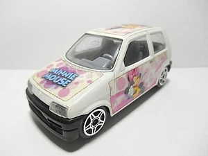 DE COLECCIÓN BURAGO DISNEY FIAT FIVECENTON ESCALA 1:43 MINNIE MOUSE ITALIA - Imagen 1 de 6