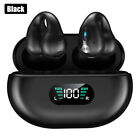 Bone Conduction Wireless Bluetooth 5.3 Earbuds Ear Clip Headphones Sport Headset