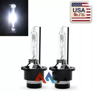 2x D4C D4R D4S 6000K White HID Xenon Headlight OEM Philips Replacement Bulb - Foto 1 di 8