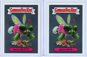 2013 Garbage Pail Bambini Cromato OS1 BUGGY BETTY & JEANS VERDI 39A/B Set di carte base - Foto 1 di 1