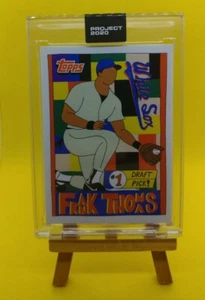 Topps Project 2020 Frank Thomas Fucci #96 buen centrado en mano  - Imagen 1 de 2