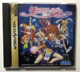 SEGA SATURN SS Linkle Liver Story Japanese Action RPG Video Game Tested with OBI
