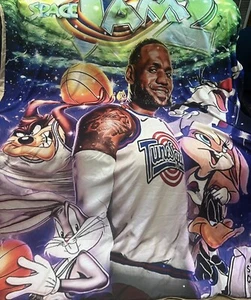 Funda edredón Space Jam Lebron James 66"" x 84"" Taz, Bugs & Lola Bunny, Pato Lucas - Imagen 1 de 4