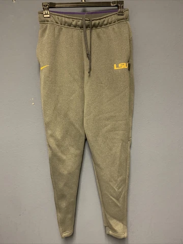 Nike LSU Tigers Football On-Field Team Issued Player Worn Zip Leg Pants Small Cover