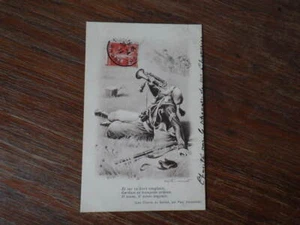 Illustrierte Militär Postkarte EUGENE CHAPERON datiert 1911 Les Chants du Soldat - Bild 1 von 2