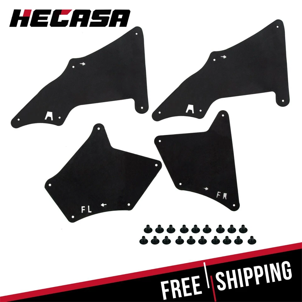 Set of 4 Splash Guard for Toyota 4Runner Lexus GX 470 2003-2022 Fender Liner Foto 1 de 4