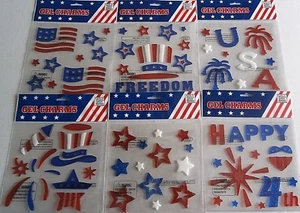 PATRIOTIC Window Gel  Assortment [Your Choice] - Picture 1 of 7