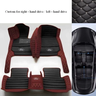 For Ford Escape Car Floor Liner Mats Waterproof Custom Carpets All Weather - Изображение 1 из 4