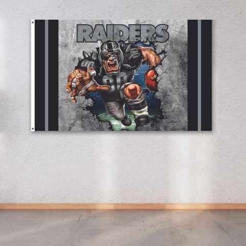 Oakland Raiders 3x5 ft Flag Las Vegas Nation NFL Football Team Banner Super Bowl Cover