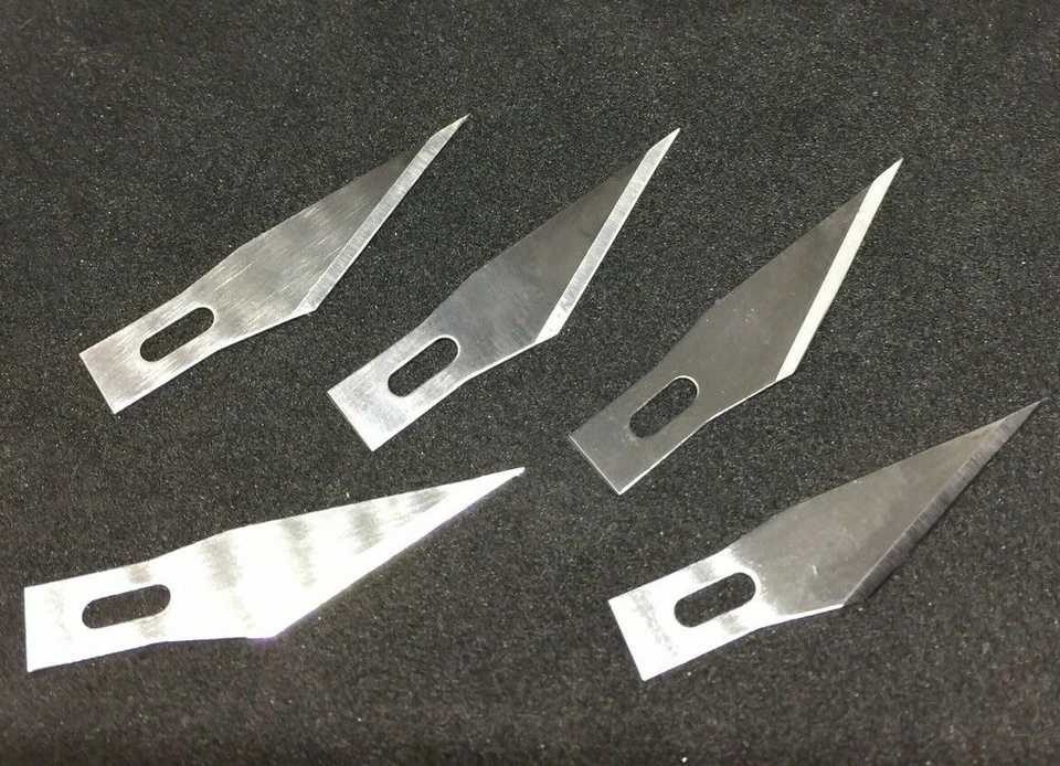 5 hojas de cuchillo Exacto #11 acero al carbono para hobby artesanía recarga arte envío gratuito EE. UU. Foto 1 de 1