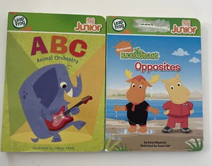 Tag Junior Backyardigans Opposites & ABC Animal Orchestra Leap Frog Reader Book - Picture 1 of 4