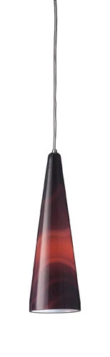 NUEVO EN CAJA Lámpara de techo colgante de níquel satinado Vientos del desierto Elk 545-1CAN, vidrio cañón Foto 1 de 4