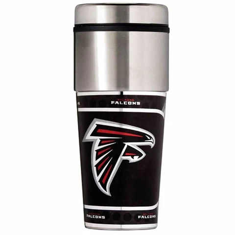 Atlanta Falcons 16oz Stainless Steel NFL Travel Mug Cover