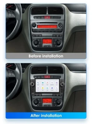 Autoradio FIAT Grande Punto 2007-2012 7"Android 12 CarPlay Wireless-AndroidAuto. - Immagine 1 di 4