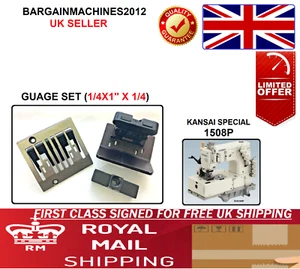 KANSAI GAUGE SET FOR 1508P (1/4X1" X1/4) (1-1/2") INDUSTRIAL SEWING MACHINE PART - Picture 1 of 4