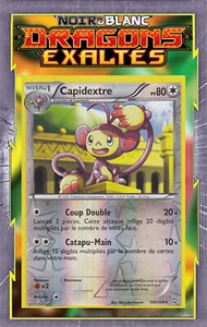 Capidextre Reverse - NB06:Dragons Exaltés - 100/124 - Carte Pokémon Française  - Imagen 1 de 1