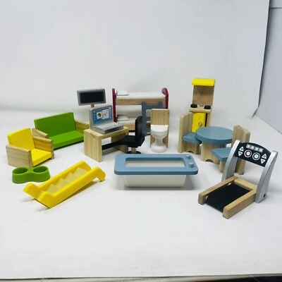 Lote de 22 figuras y accesorios de madera KidKraft Everyday Heroes Firehous Foto 1 de 4