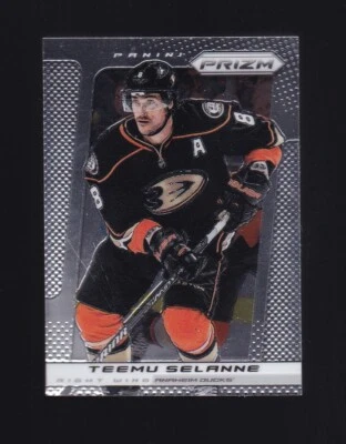 2013-14 Panini Prizm Teemu Selanne #112 Anaheim Ducks - Image 1 of 2