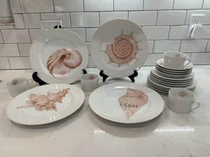 Fitz And Floyd Coquille Set Of 4 (5) Piece Place Settings Near MINT Condition - Picture 1 of 12