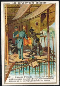 Chrome Image-Famous Explorers-Journey New Guinea-Royame of Lilliput-D41 - Picture 1 of 2