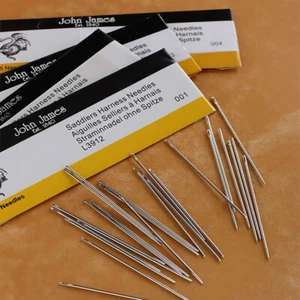 John James Saddlers Harness Needles for Leather Craft Hand Stitching Sewing Tool - Picture 1 of 16