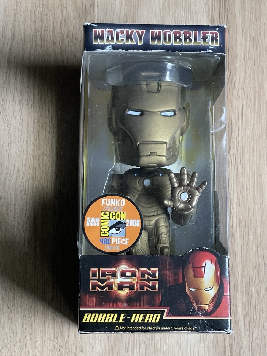 FUNKO wacky wobblerボビングヘッド　IRONMAN3 セット Funko Wacky Wobbler - Iron Man 3 Movie - IRON PATRIOT (6