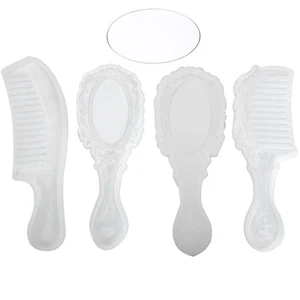 Silicone Comb Mirror Mold For DIY Mirror Hair Comb Craft Making Reusable Mol SPG - Picture 1 of 12