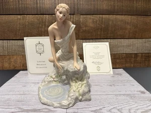 Estatuilla china escultura Lenox Daybreak mujer en el estanque sin usar, en caja con certificado de autenticidad - Imagen 1 de 21