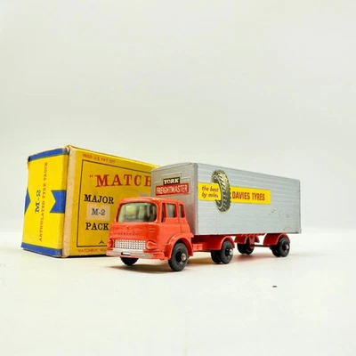Camión Matchbox Lesney M-2 Major Pack M2 York Freightmaster - Neumáticos Davies BPW Foto 1 de 4