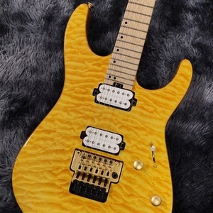 Charvel Pro-Mod DK24 HH FR M Mahogany Quilt Maple Dark Amber 2023 - Picture 1 of 9