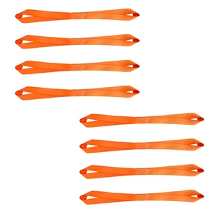 8 Pack 1" x 18" Soft Loop Tie Down Strap Motorcycle Dirt-Bike ATV UTV 800lbs WLL - Bild 1 von 7