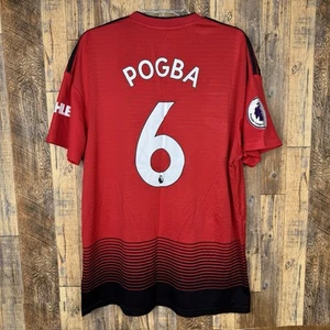Manchester United 2018-19 Home Soccer Jersey POGBA #6 Adidas CG0040 Men’s XL - Picture 1 of 13