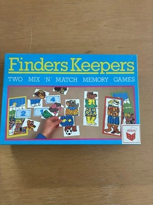 Vintage Big Box Finders Keepers Memory Game From 1980s - Image 1 of 4