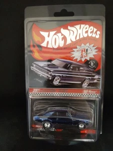 Chevy Nova Blue Spectraflame Real Riders 2005 serie '68 Hot Wheels sELECTIONs - Imagen 1 de 3