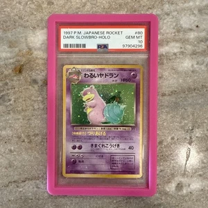 1997 Pokemon Japanese Rocket Dark Slowbro #80 Holo PSA 10 - GEM MINT! - Picture 1 of 1