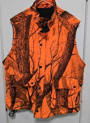 Chaleco Remington Talla XLG Naranja Camuflaje Caza Reversible Cálido Foto 1 de 3