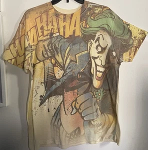 DC Comics Shirt Herren, Large, Mehrfarbig The Joker Grafik T-Shirt Batman Cartoon - Bild 1 von 7