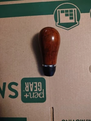 2000-2006 LINCOLN LS AUTO GEAR SHIFT KNOB SHFITER HANDLE WOOD GRAIN  - Image 1 of 4