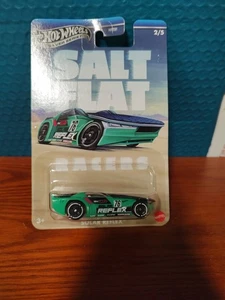2025 Hot Wheels Salt Flat Racers #2 Solar Reflex GREEN ๐ - Picture 1 of 7