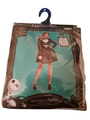 Jack Skellington Nightmare Before Christmas Halloween Costume, Adult med 8-10 - Image 1 of 4