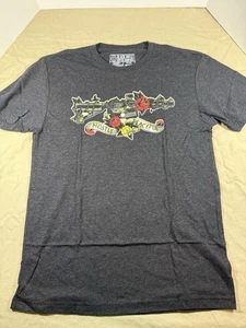 Black Rifle Coffee Mostly Peaceful T-Shirt Herren Größe Medium Anthrazit Neu - Bild 1 von 5