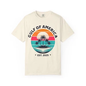Gulf America Beach Vibes Tee Unisex Graphic T-Shirt Casual Summer Top - Picture 1 of 52