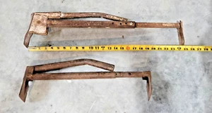 2 VINTAGE BRICK & BLOCK ADJUSTABLE CARRIER TOOL MASONARY - Picture 1 of 4