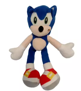 Sonic The Hedgehog Blue 10” Vintage Soft Plush Hanging Toy - Picture 1 of 10