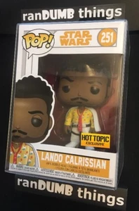 Funko Pop! Star Wars Lando Calrissian Hot Topic Exclusive + PROTECTOR - From NJ - Picture 1 of 1