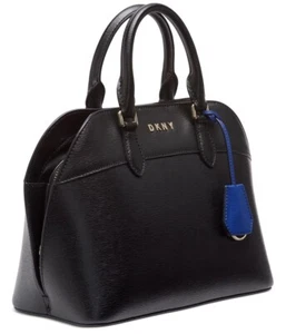 DKNY BOBI LEDER UMHÄNGETASCHE IN SCHWARZ NEU MIT ETIKETT - Bild 1 von 8