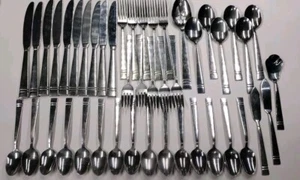 Pfaltzgraff Passage Flatware Lot 45 Pc  - Picture 1 of 6