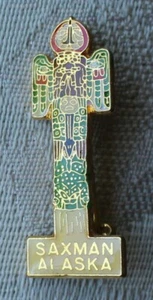 Saxman Alaska Totem Pole  Pin   - Bild 1 von 2