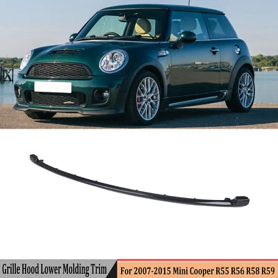 Moldura de moldura de capó de rejilla apta para Mini Cooper 2007-2015 R55 R56 R58 R59 Foto 1 de 4
